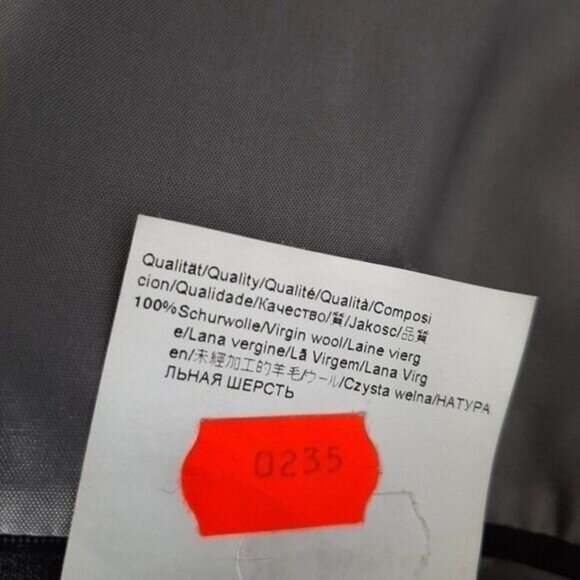 BOSS Hugo Boss Pasolini Movie 100% Virgin Wool Grey Pinstripe Blazer Sz 40 R - Picture 13 of 13